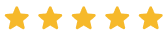 5-star patient review rating