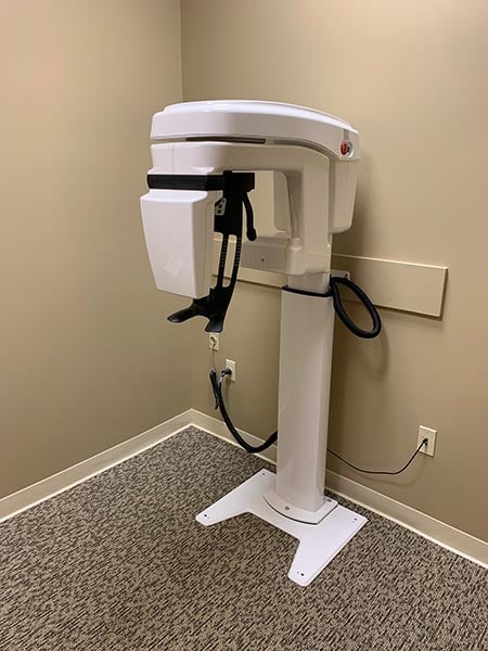 Cone Beam CT scanner used at Dental Implant Center at Walnut Creek in Walnut Creek, CA 