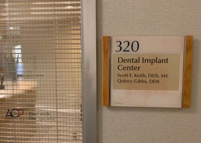 Nameplate for Dental Implant Center at Walnut Creek